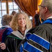 faculty having good conversations